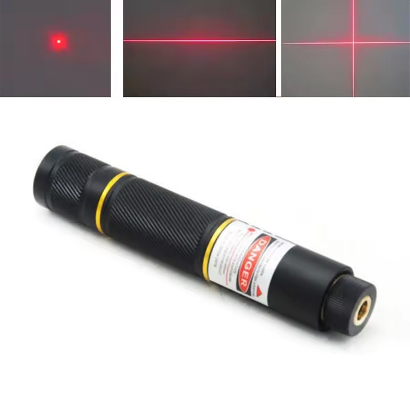 Portable 650nm Focusable Dot Line Cross Red Laser Module Alignment Positioning