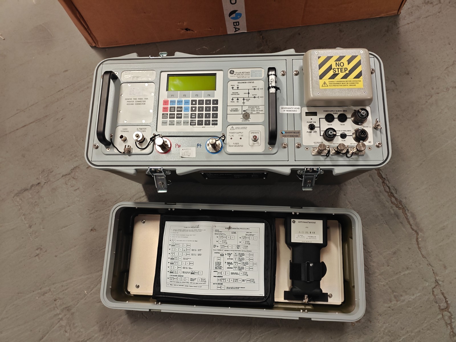 GE/Druck ADTS-405 Air Data Test Set, Non-RVSM, Digital, Automated PN: TS-4463/P