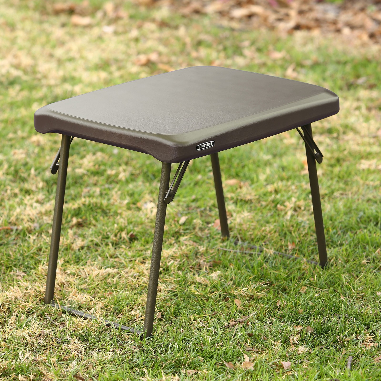 Lifetime 24 inch Compact Rectangle Folding Table, Indoor/Outdoor Light