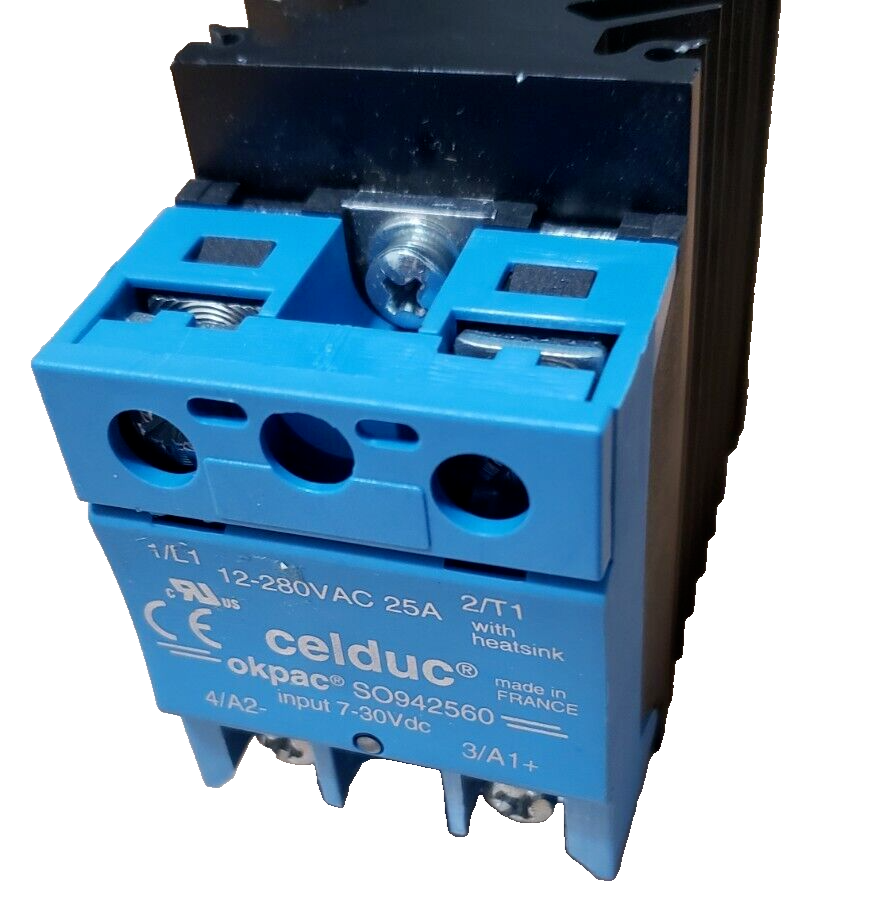 CELDUC SO942560 / S0942560 Solid State Relay 12-280VAC (Heater) AP 781822
