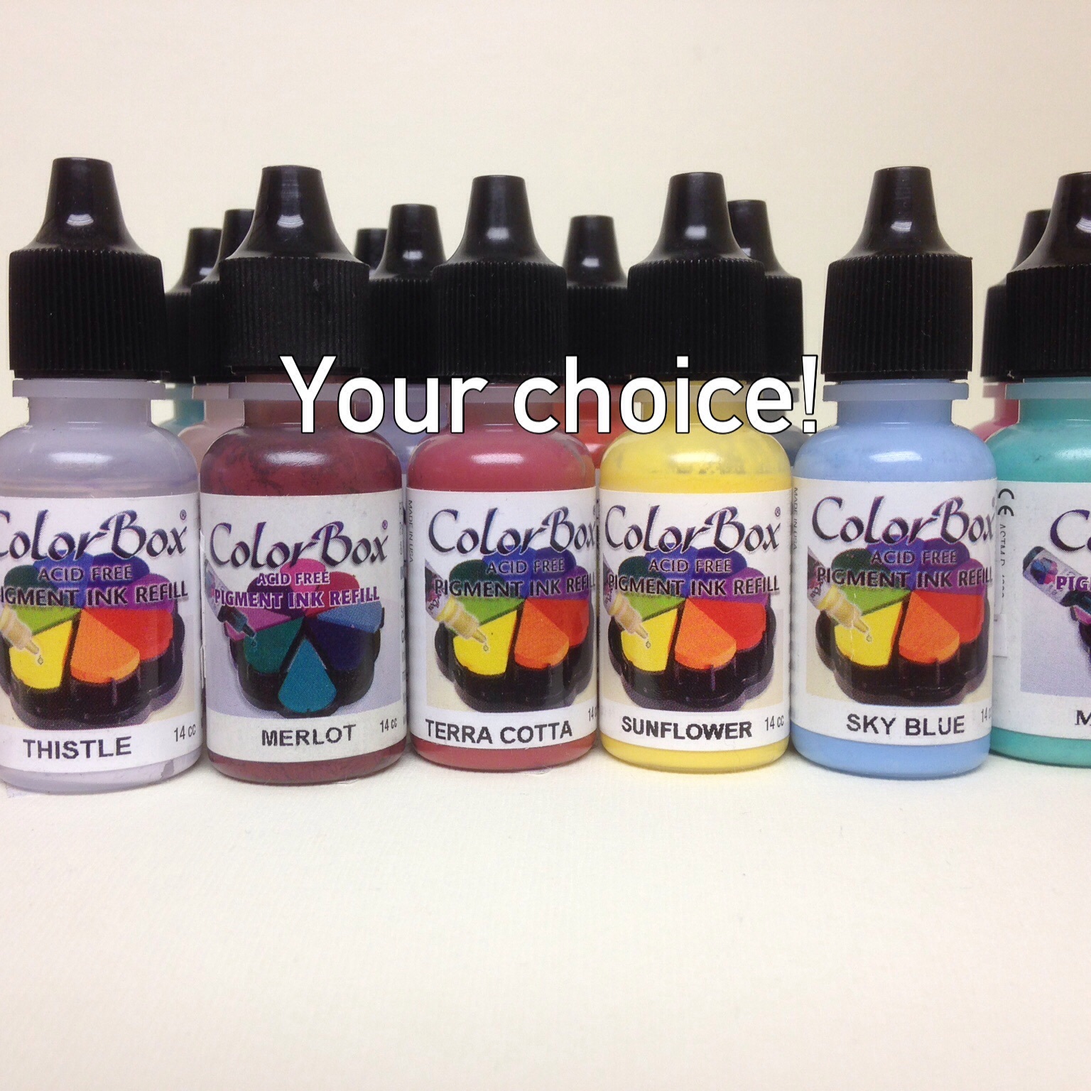 Clearsnap - ColorBox Ink Refills (1st listing of 2) - Your Color Choice  - NEW