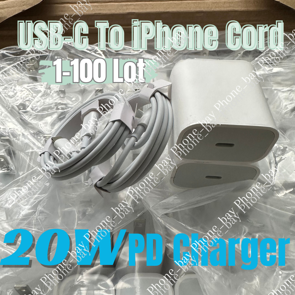 Wholesale 20W PD Fast Charger For iPhone 14Pro/13/12/11 USB Type C Adapter Cable