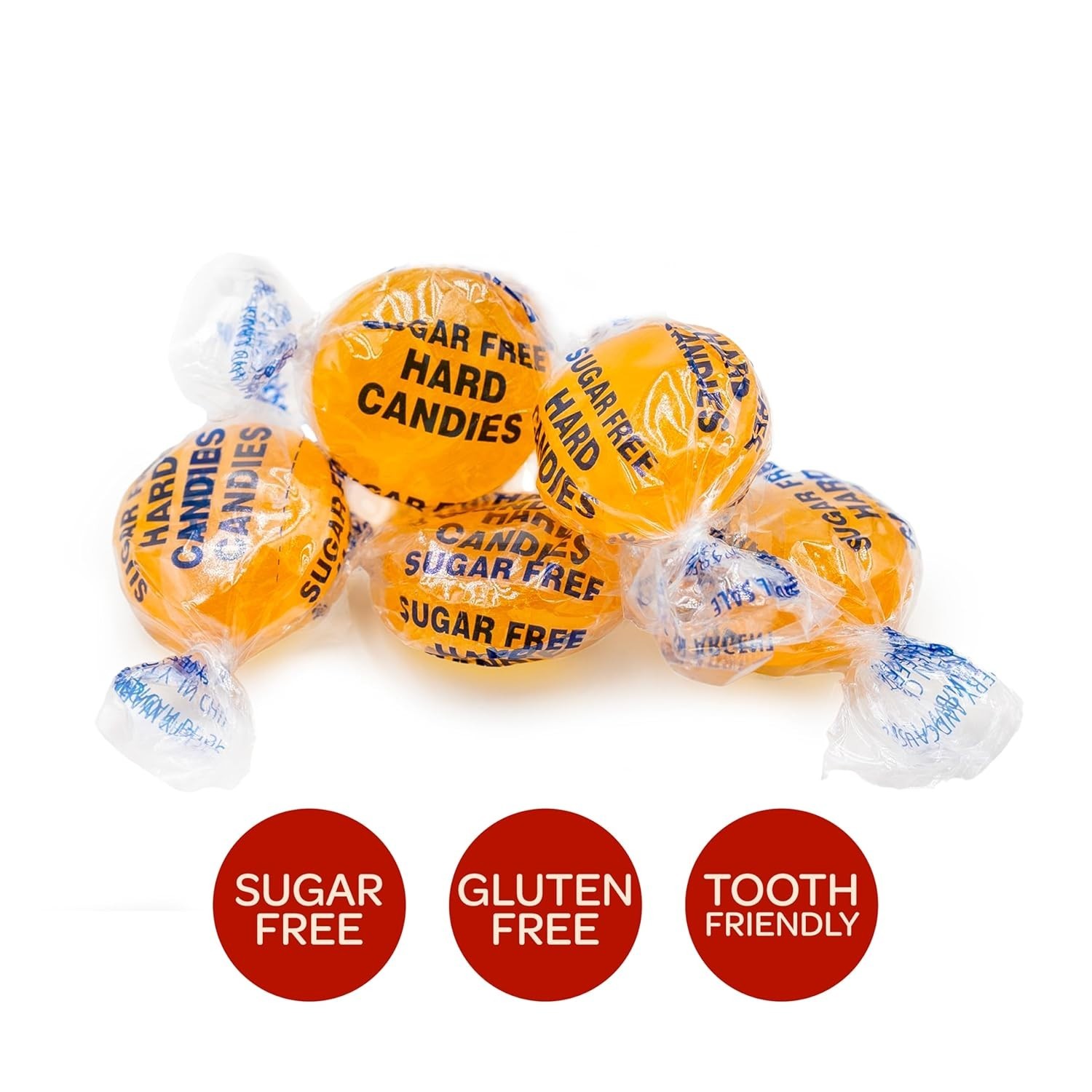 Sugar Free Bulk Candy Mix – Cinnamon Disc, Butterscotch & Lemon Drops (1.5 LB)