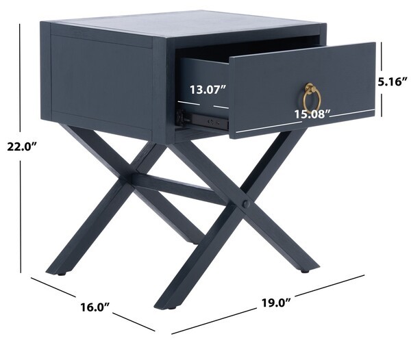 Safavieh SADIE 1 DRAWER NIGHTSTAND, Reduced Price 2172762801 NST9200A