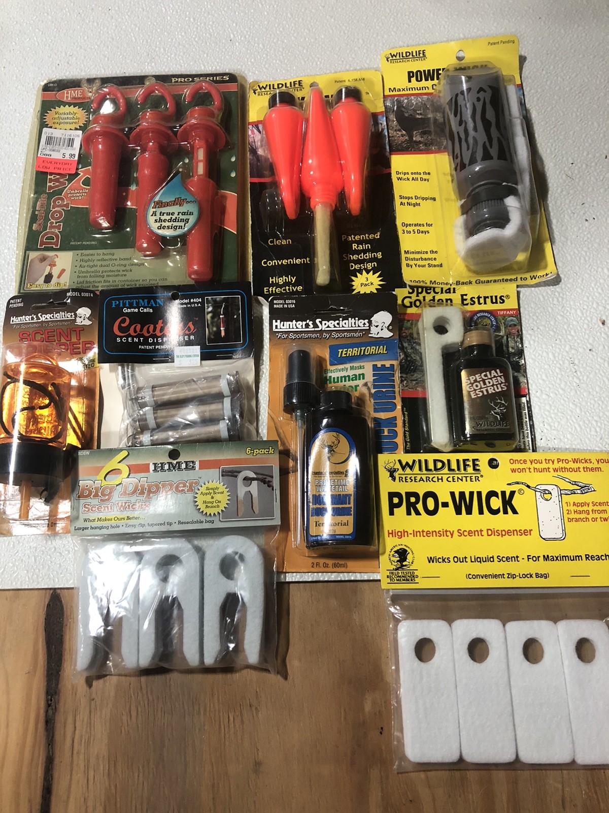 LOT OF SCENT DRIPPERS CANNISTERS AND WICKS