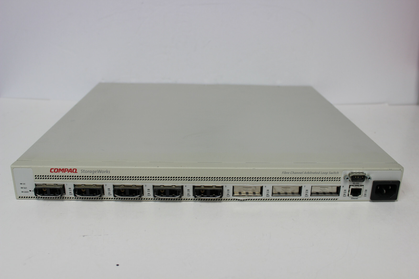 COMPAQ 194701-001 STORAGEWORKS FIBRE CHANNEL ARBITRATED LOOP SWITCH 176249-001