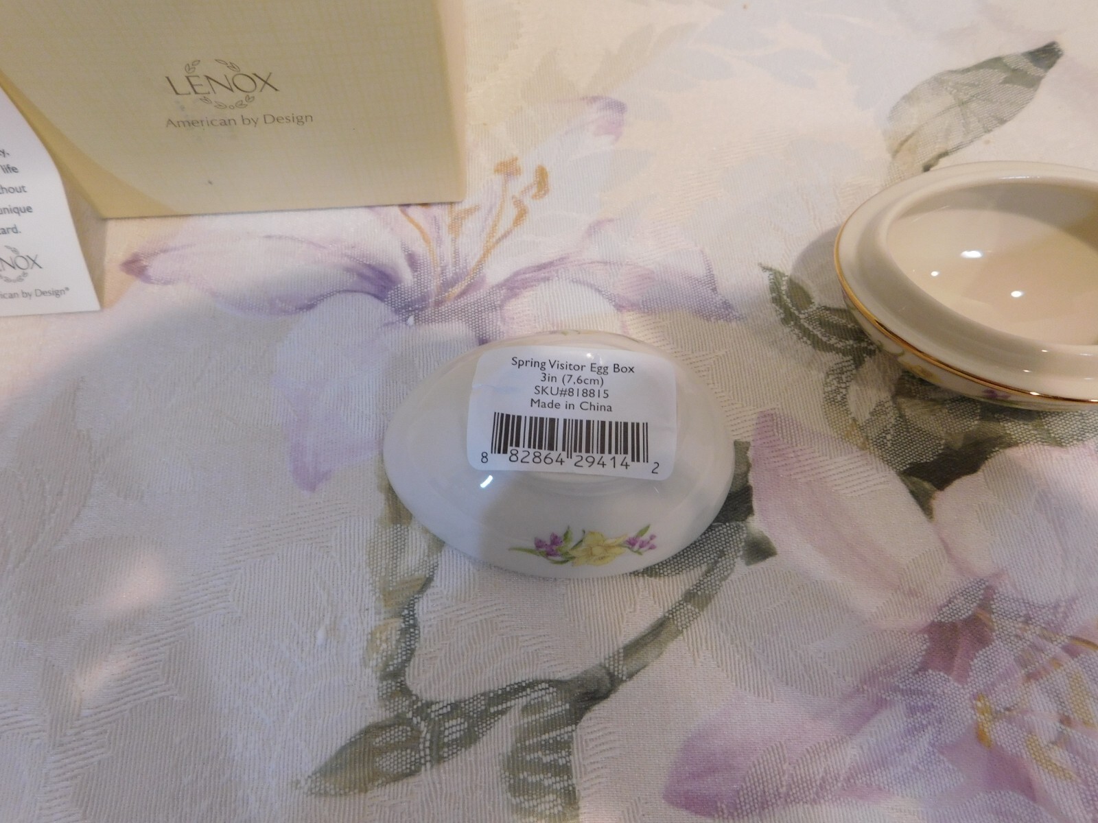 LENOX Spring Visitor Egg Box NIB #2