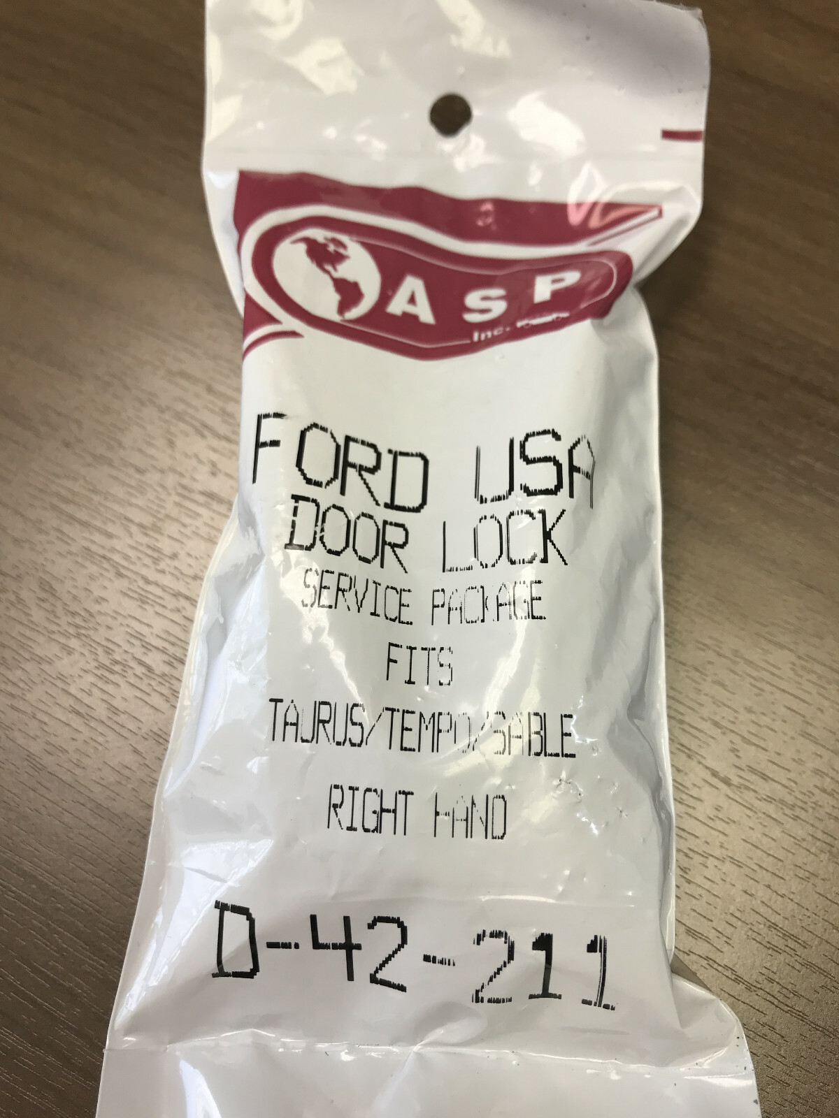 Ford Door Lock Service Package for Taurus/Tempo/Sabre ASP D-42-211