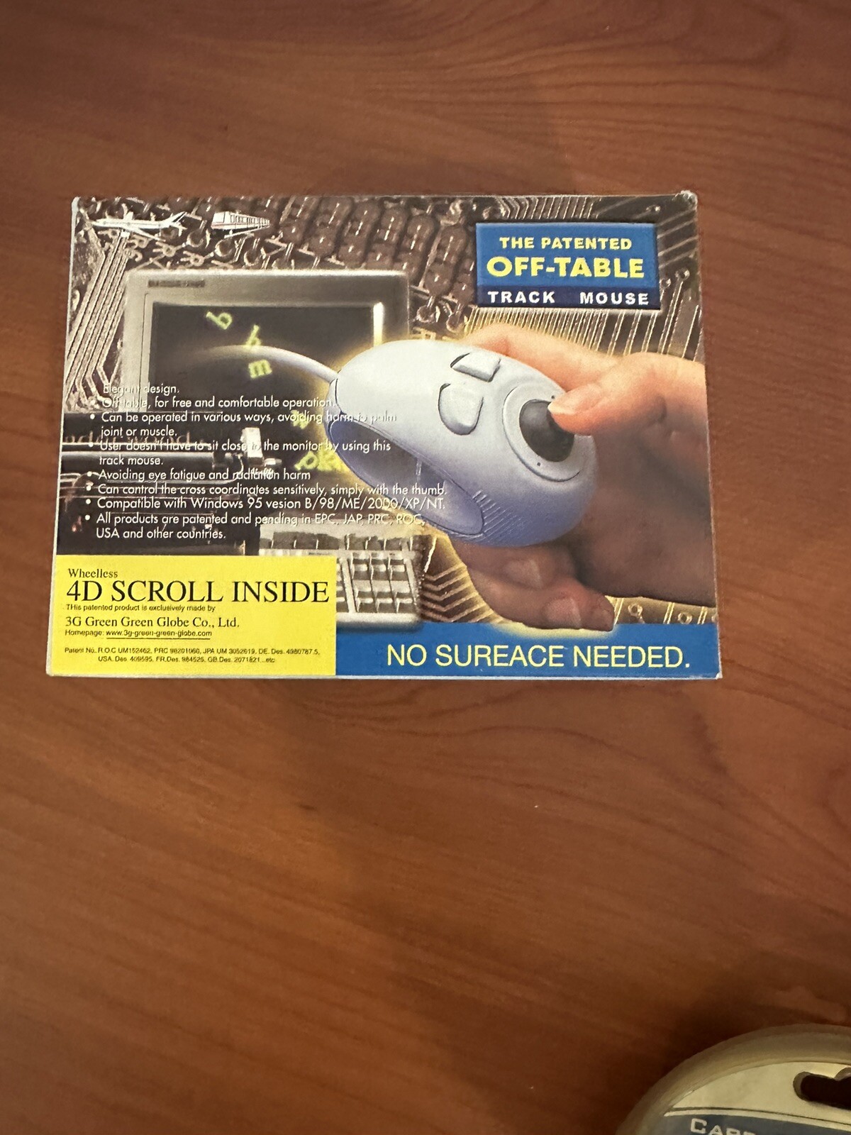 The Patented Off-Table Track Mouse
