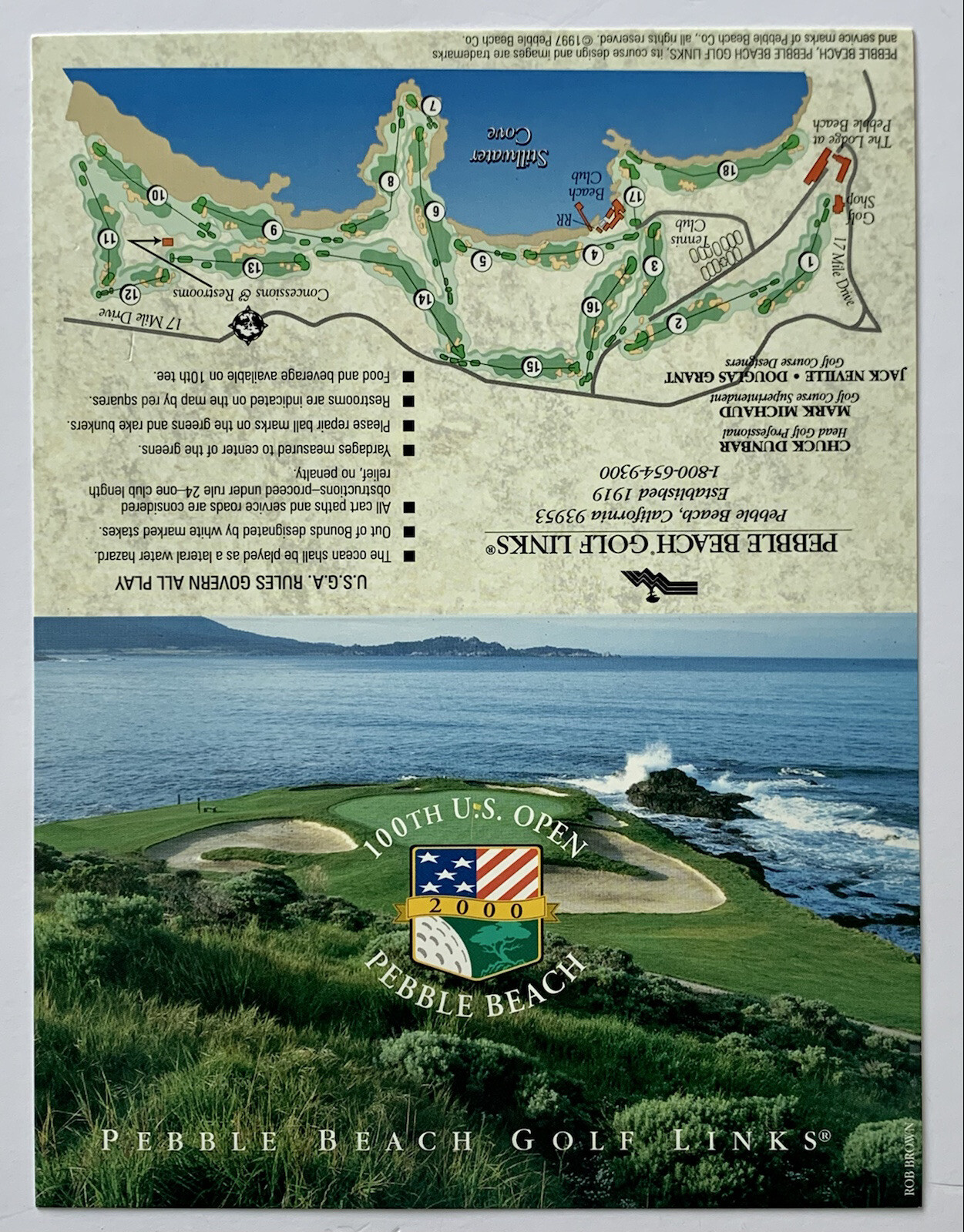 2000 US Open Scorecard Pebble Beach Tiger Woods wins