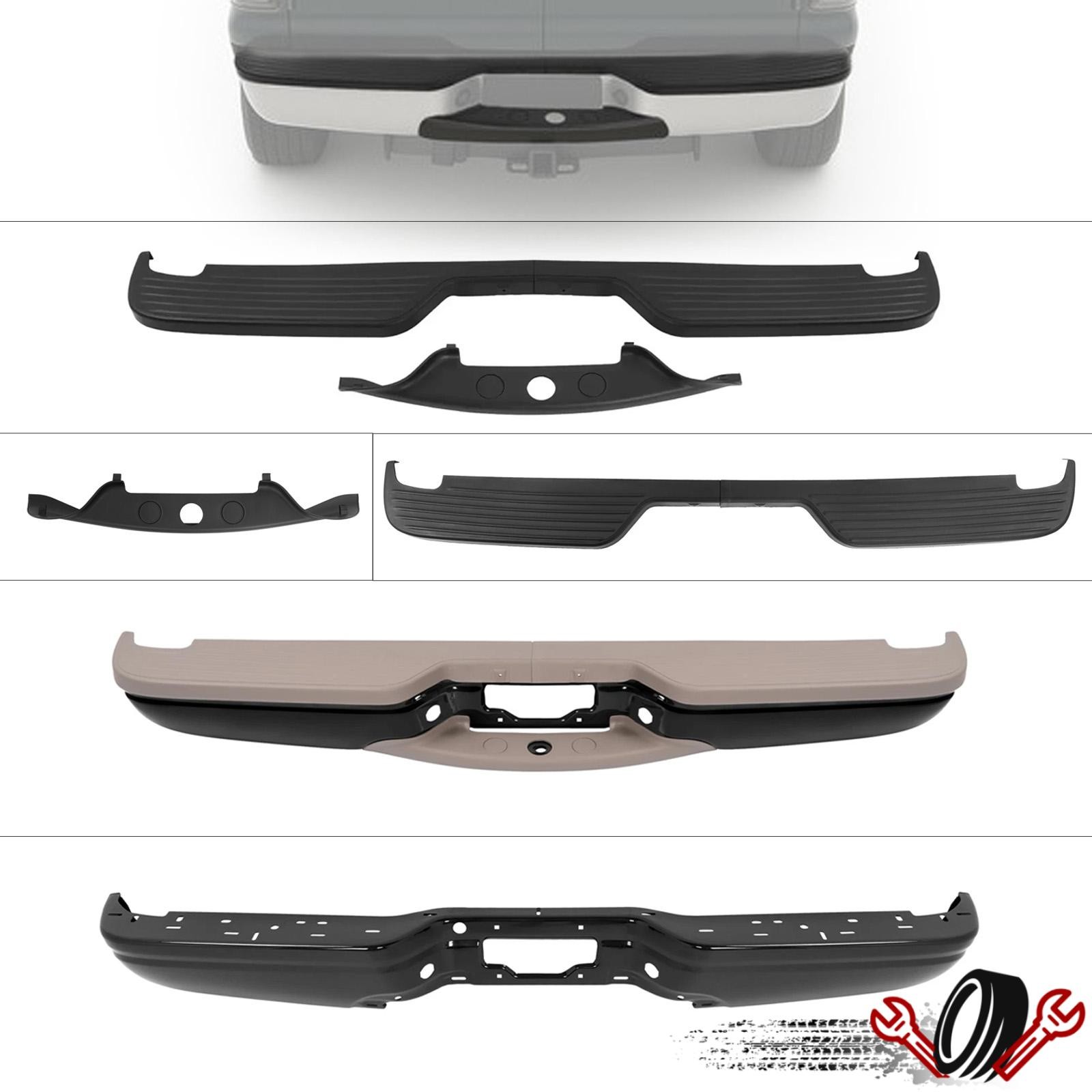 Rear Bumper Step Center Pad Top Pad Cover For Ford Excursion F-150 F-250 97-2007