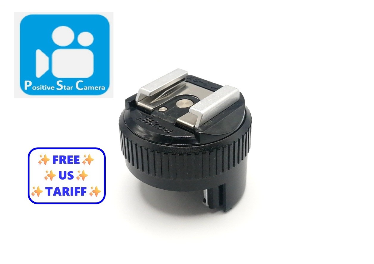[N MINT] Nikon AS-4 Flash Unit Hot Shoe Gun Coupler For F-3 Film Camera JAPAN