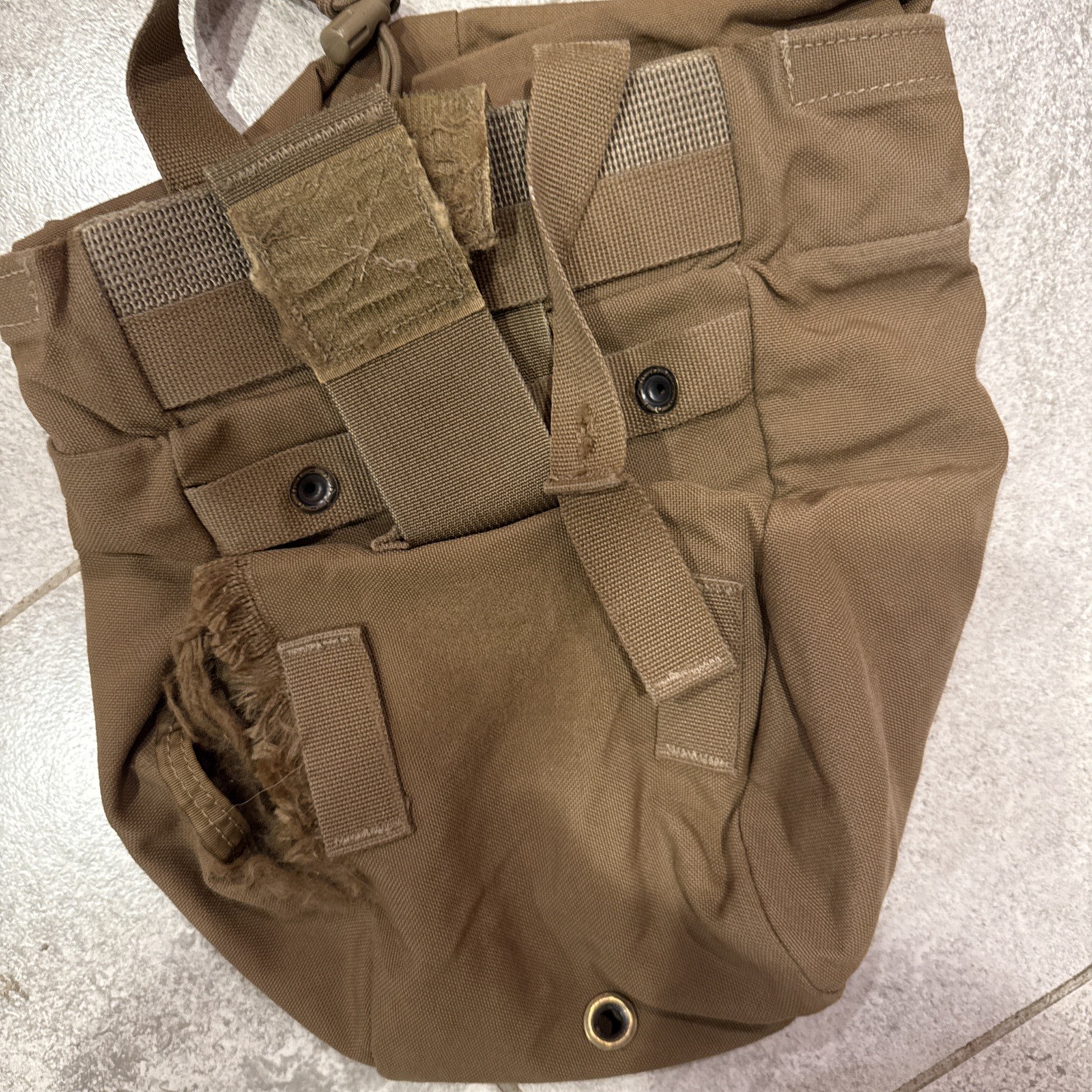DAMAGED USMC Molle II Coyote Dump Pouch Assault Pack Mag Marine Corp FILBE