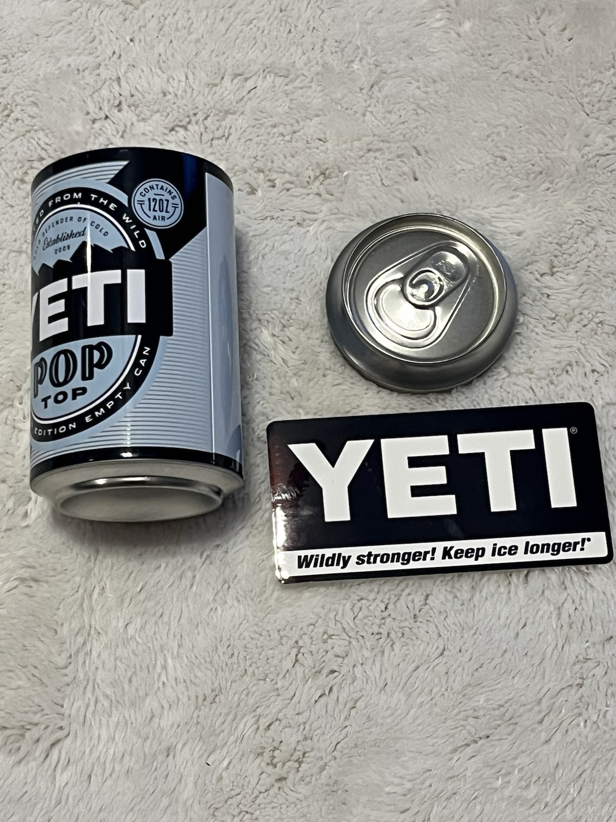 YETI Pop Top Stash Can with Stickers Inside