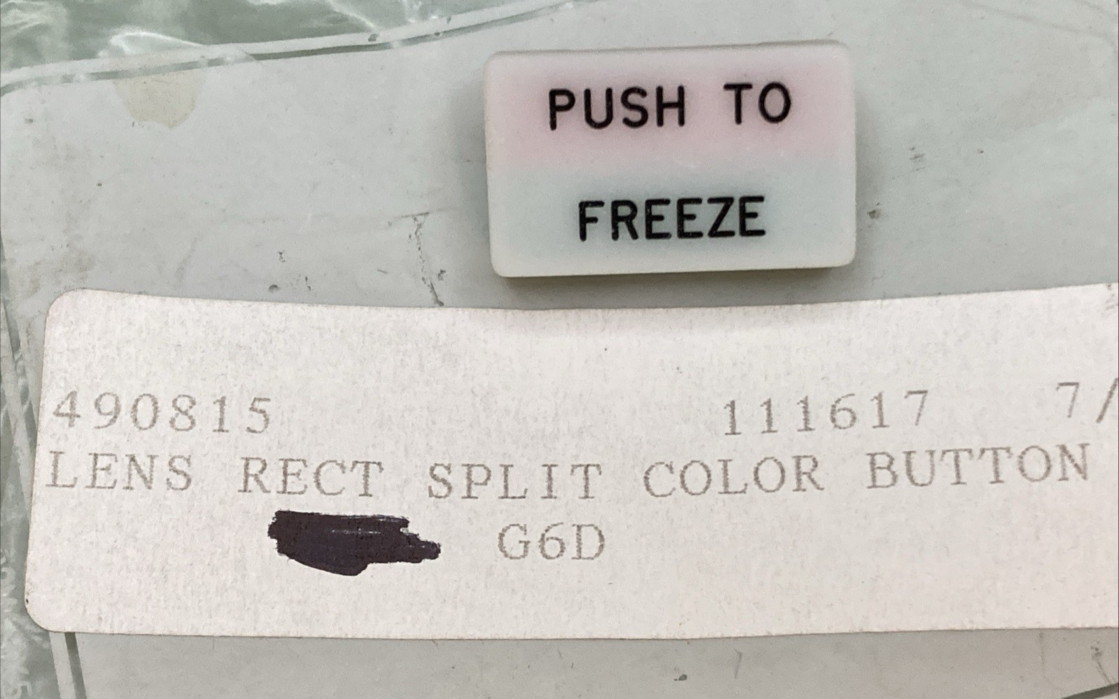 NEW GENUINE STOELTING 490815 LENS RECT SPLIT COLOR BUTTON