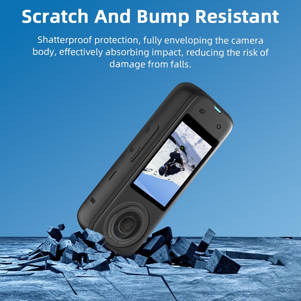 Camera Body Drop and Scratch Protection Silicone Case Accessory For Insta360 X4