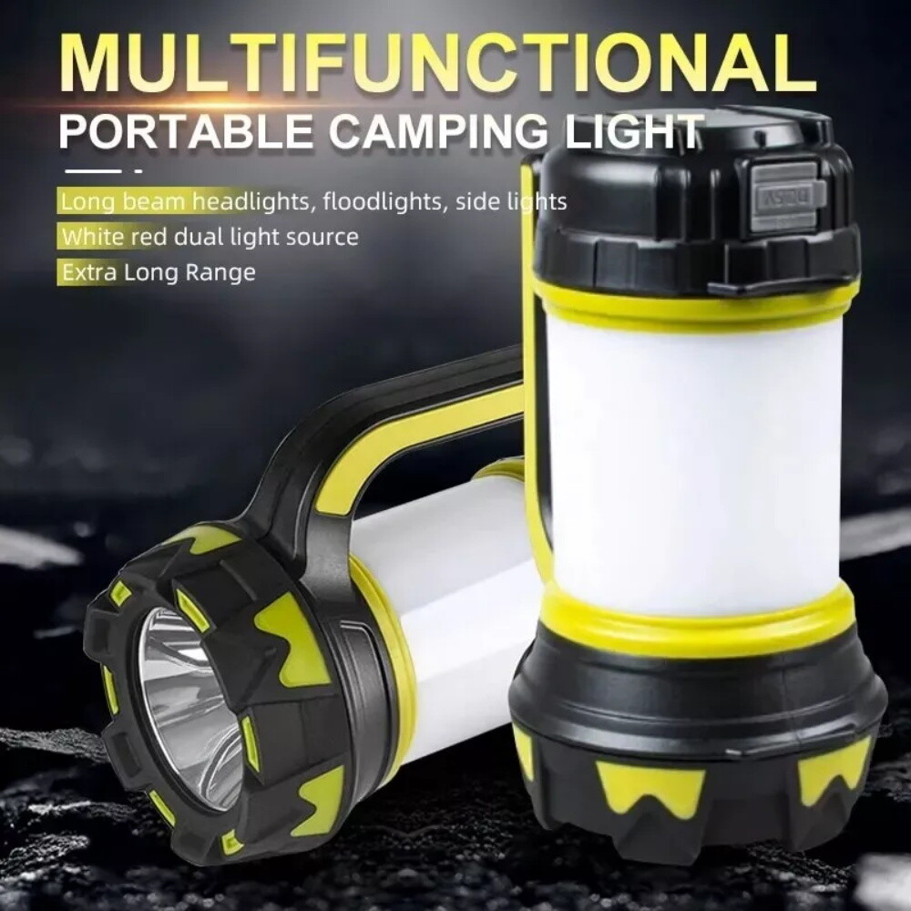 LED Camping USB Lantern Rechargeable Camping Tent Light Lamp Flashlight Portable