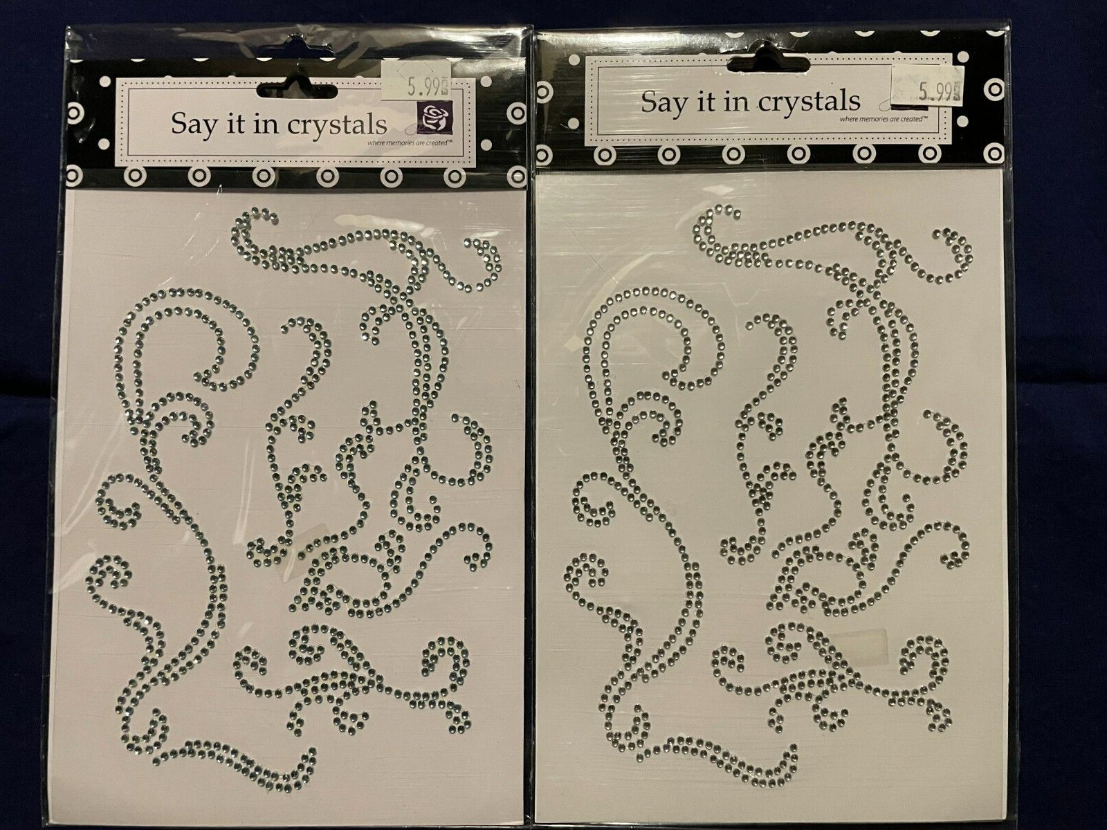 SAY IT IN CRYSTALS -- SWIRLS
