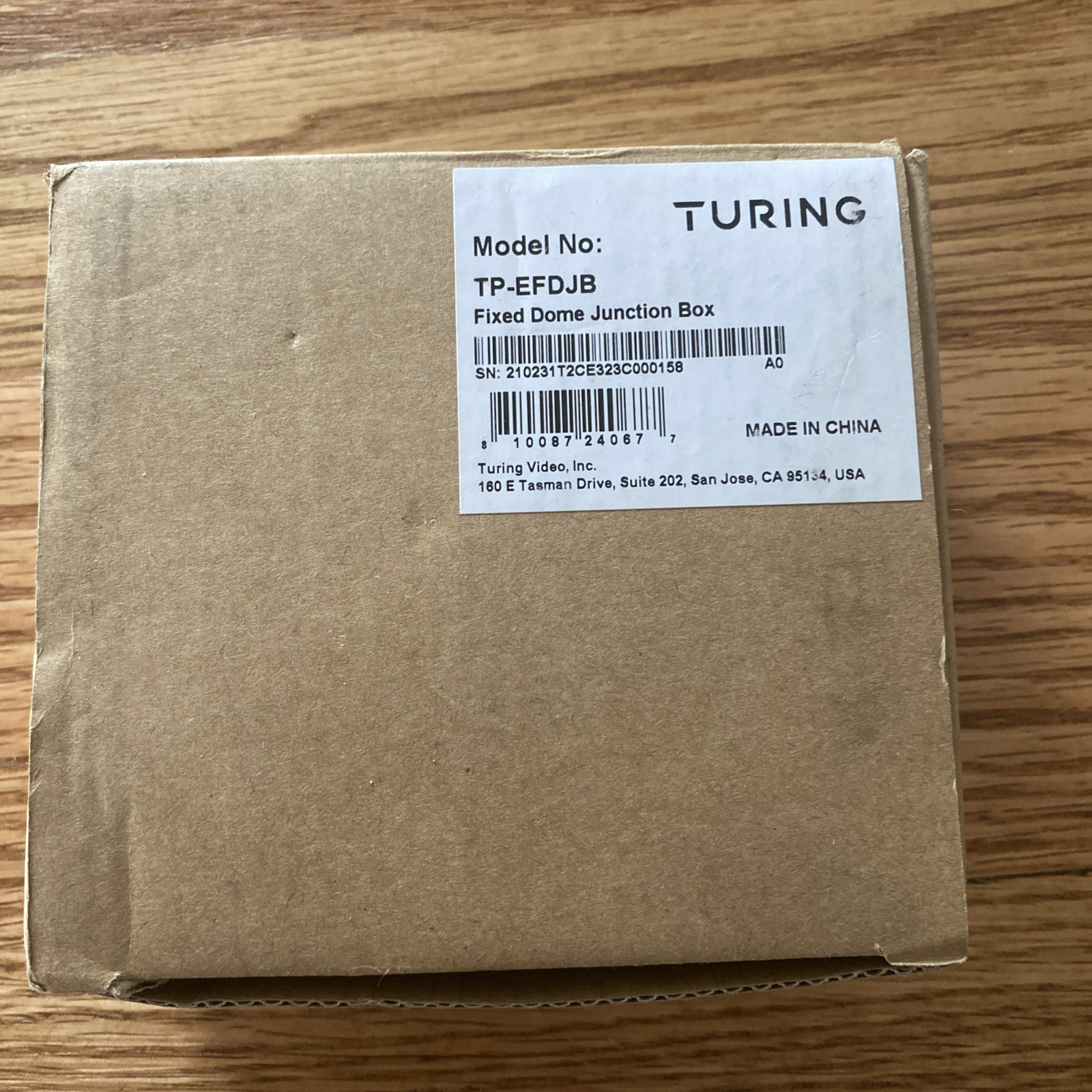 Turing Smart Series Fixed Dome Junction Box - TP-EFDJB