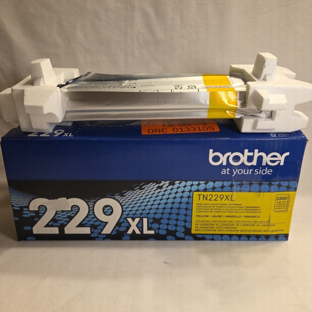 GENUINE - BROTHER TN229XL YELLOW TONER CARTRIDGE - TN229XLY OPEN BAG