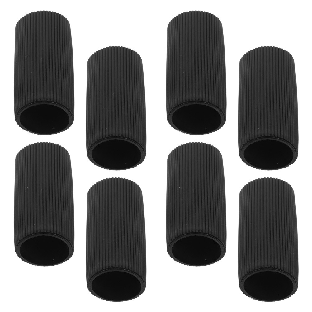 Durable Rubber Piano Stand Feet Covers Anti Skid Replacement Caps Black