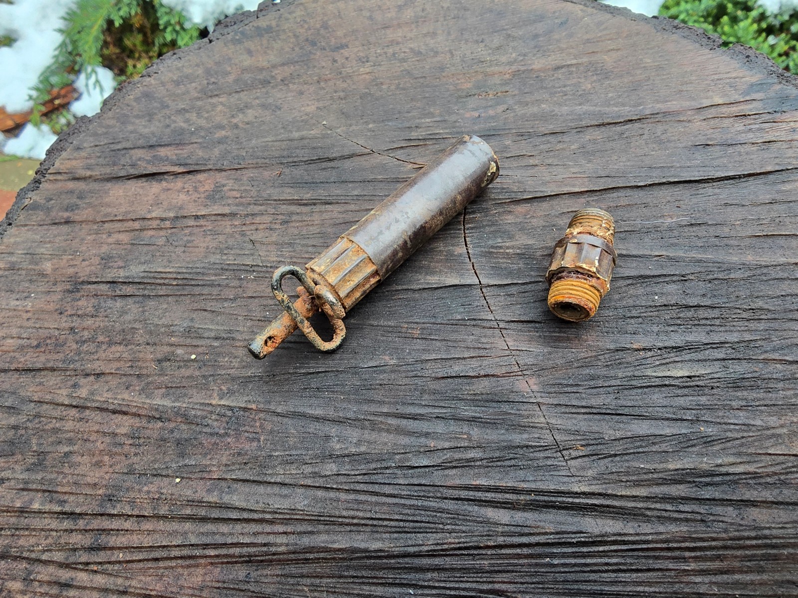 WW2 Accessories S.Mi. 35 from the German bunker relic.