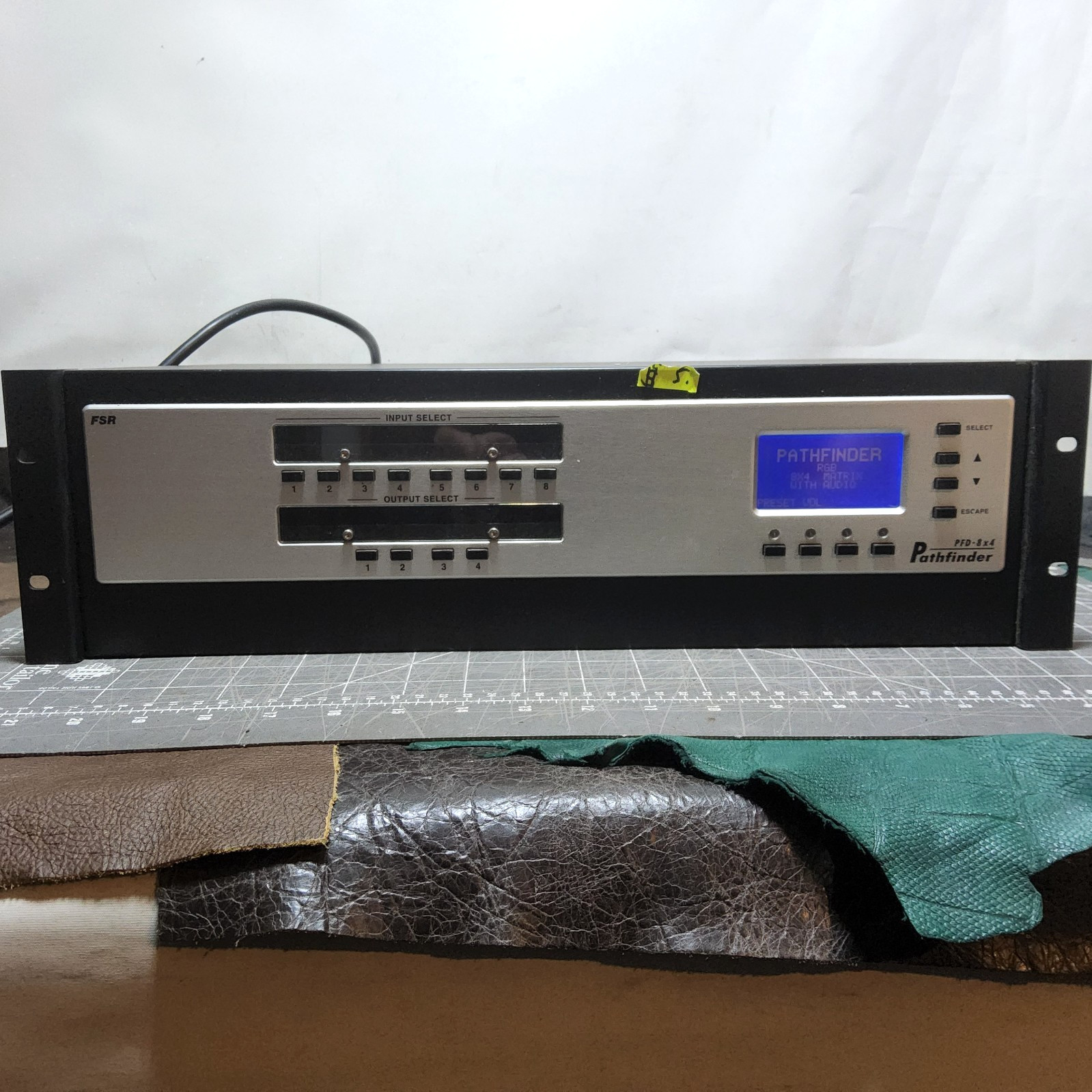 FSR PFD 8x4 RGBA pathfinder 12x8 s/n 998960398 12/05/06 stereo matrix switcher