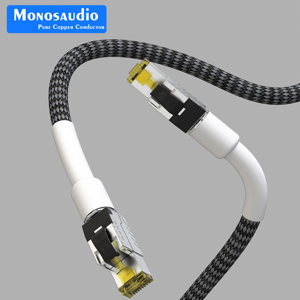 OFC Copper Ethernet Cable Cat8 Speed Lan Cable CAT8 RJ45 Network Patch Cable