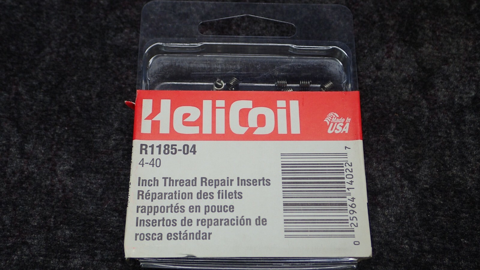 NEW Helicoil R1185-04 4-40 Thread Repair Insert Coils 12 Pack Stainless (BN153)