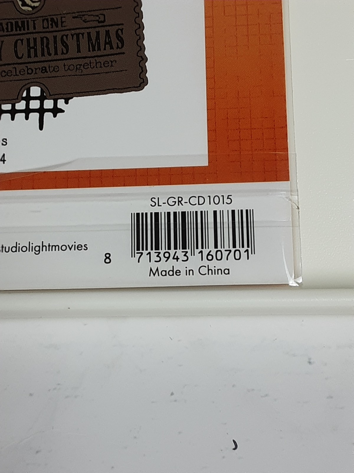 NEW Studio Light Grunge Collection Extra Elements 14 Dies Tree Tickets Stars