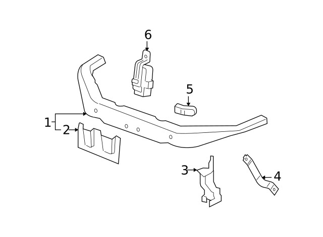 Genuine GM Reinforcement 25711541