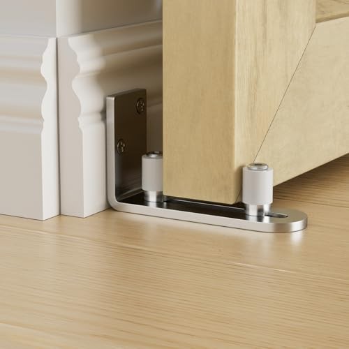 Barn Door Floor Guide Stainless Steel Adjustable Door Guide - Stainless Steel