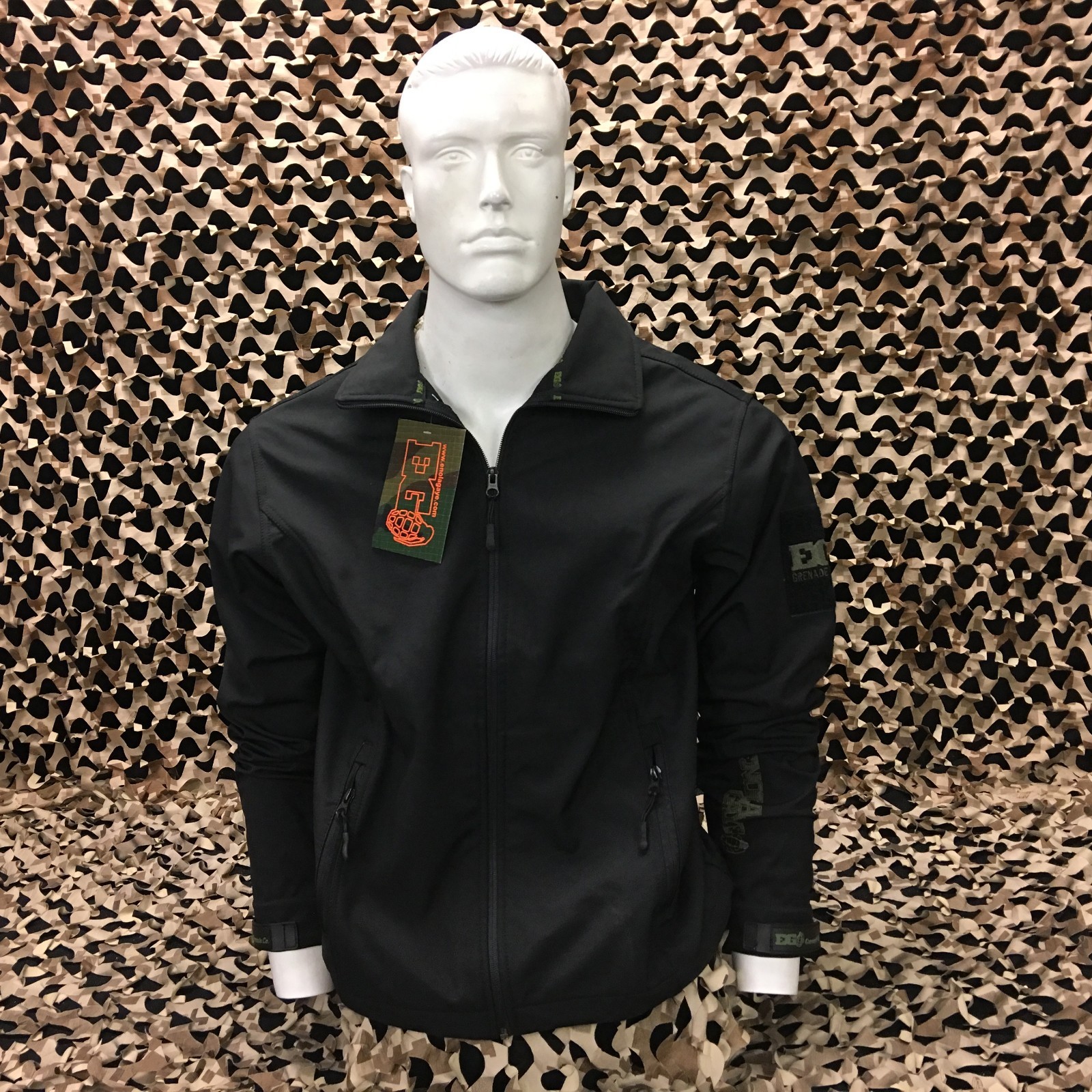 NEW Enola Gaye TechOne Windbreaker Jacket - Black - XL
