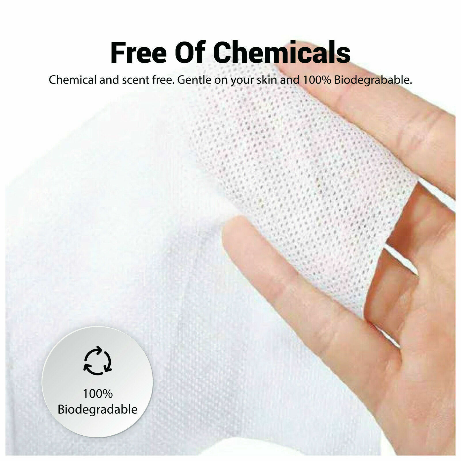 100 PACK Compressed Towel Wipe Soft Cotton Expandable Tablet Just Add Water