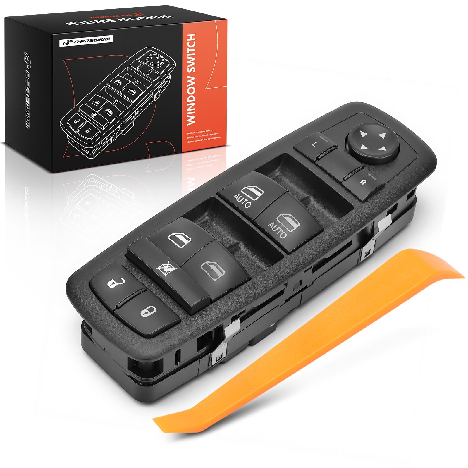 A-Premium Front Left Power Window Switch for Dodge Charger 15-18 Chrysler 300