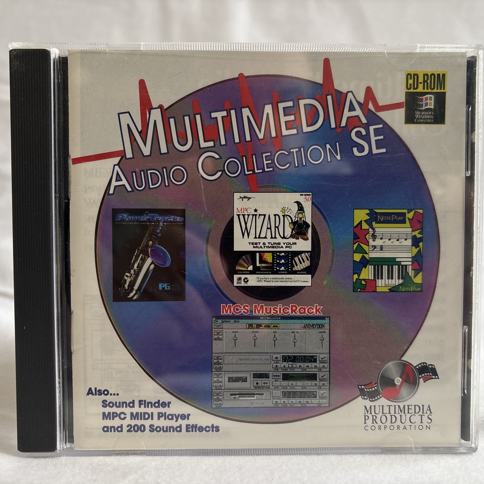 Vintage PC Software Multimedia Audio Collection for Windows 3.1