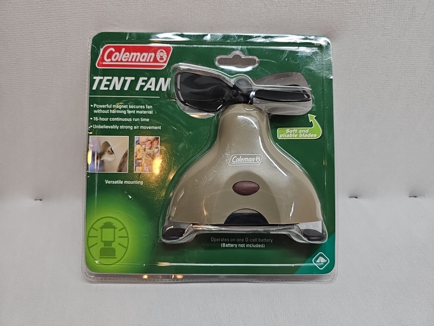 4.5" Coleman Magnetic Tent Camp Fan Portable Mobile Battery Operated Brand NEW