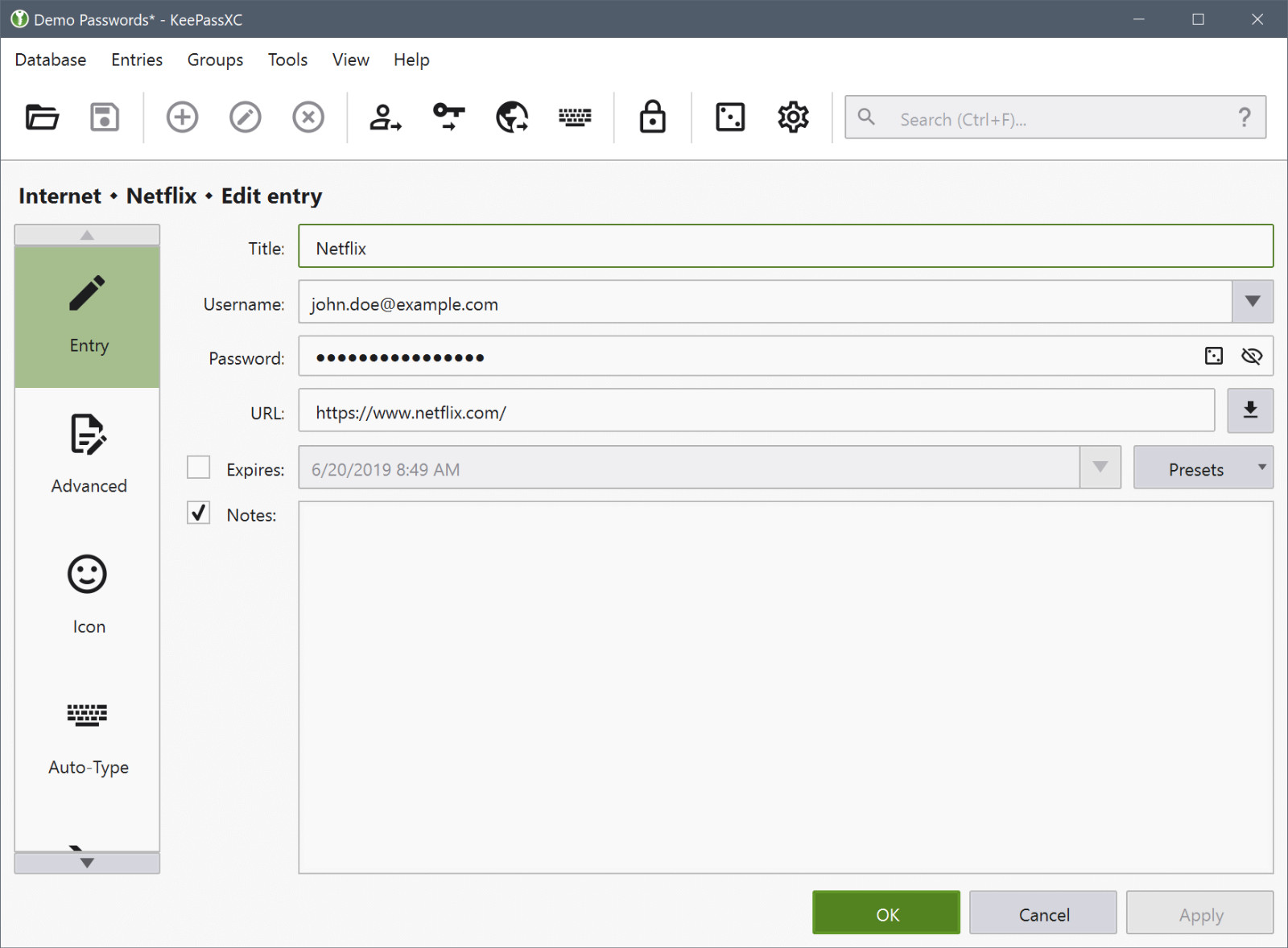 KeePassXC 2025 Password Manager Software Version 2.7.10 ~ Windows Mac OS