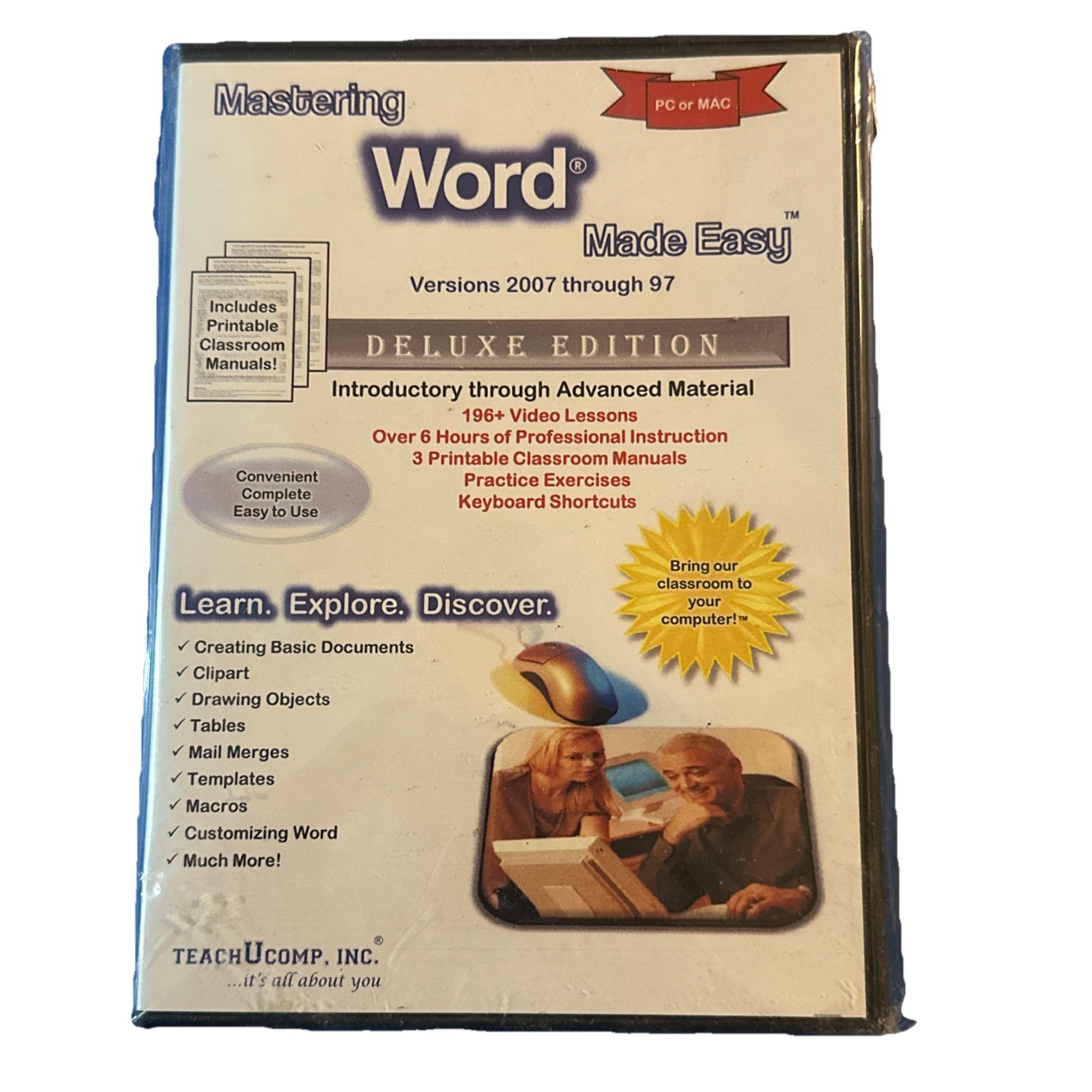 Mastering Word Made Easy Training Tutorial v. 2007 through 97 - PC-Mac