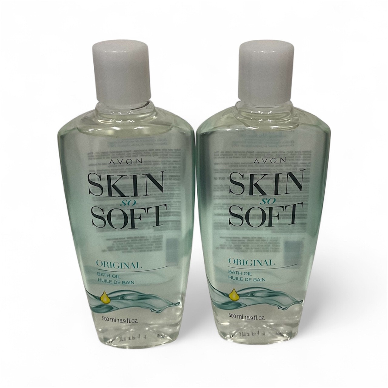 Avon Skin So Soft  Original Bath Oil 16.9 oz ea New & Sealed (2 Pack)