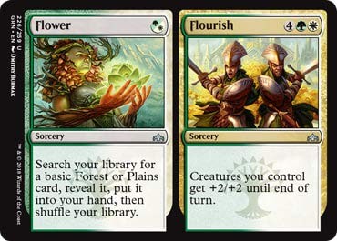 Magic: The Gathering - Flower // Flourish - Foil - Guilds of Ravnica -...