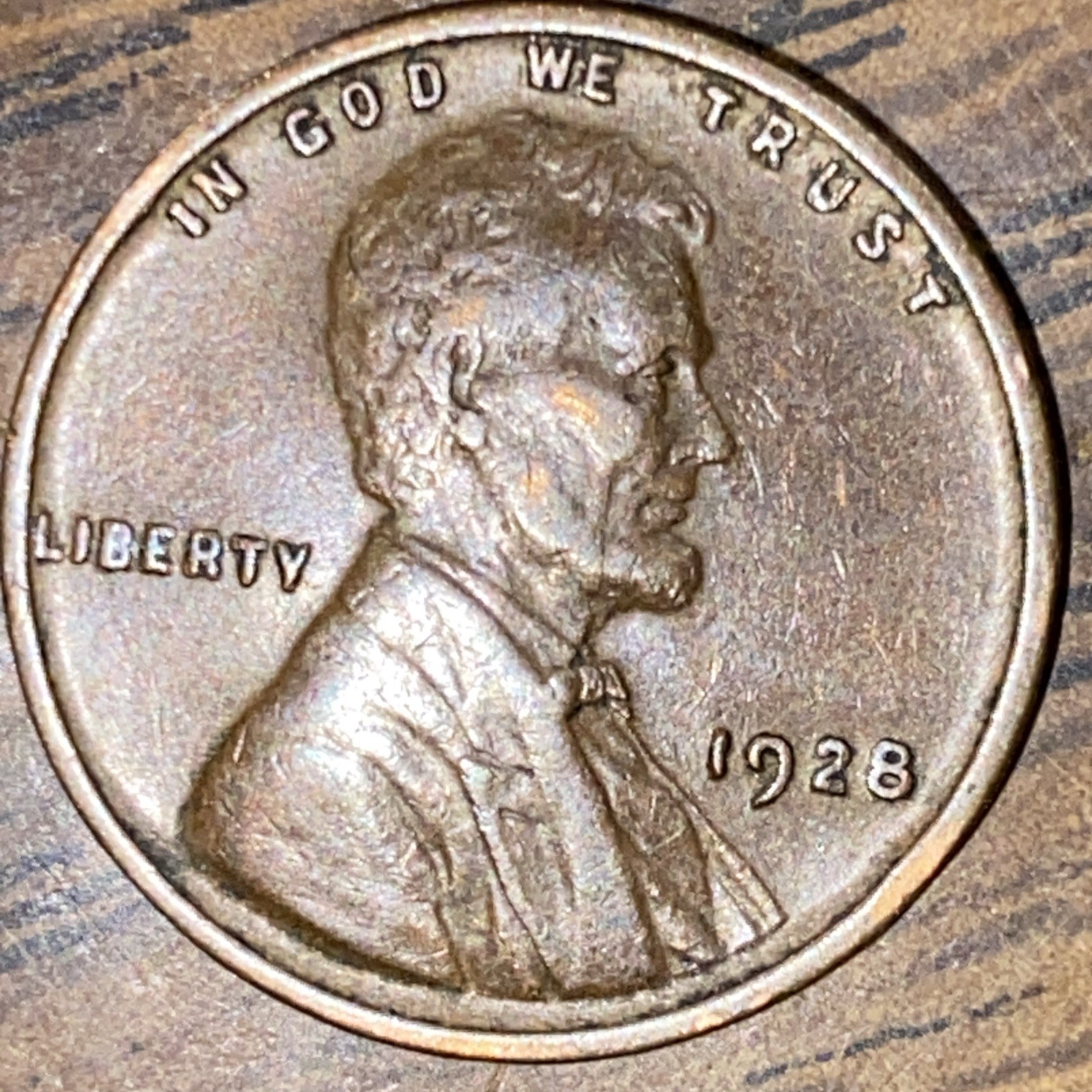 1928-p Error Lincoln Cent Reverse “one” Nice Error $6.95 Free Shipping.