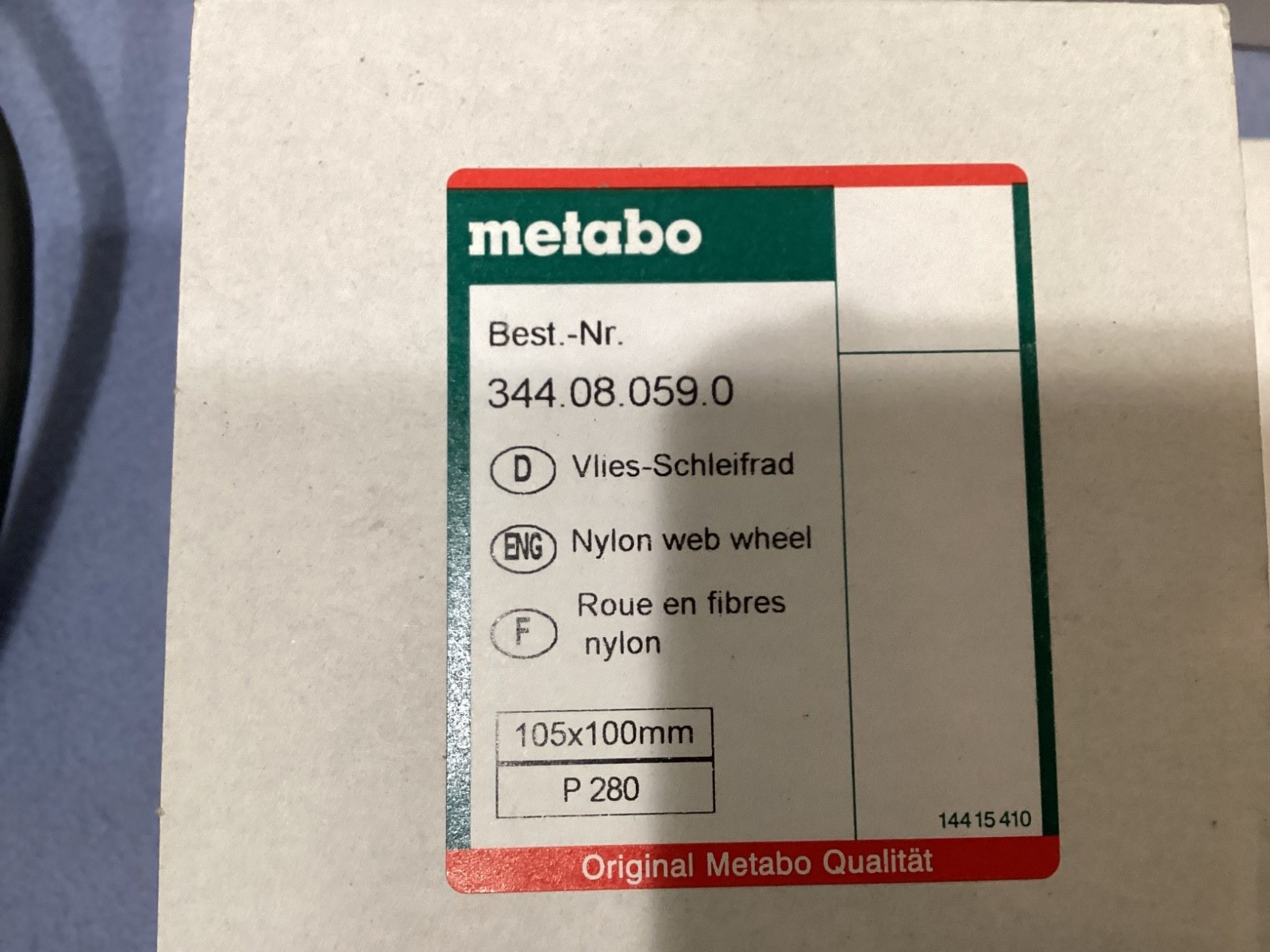 METABO SE 12-115 SET BURNISHING MACHINE
