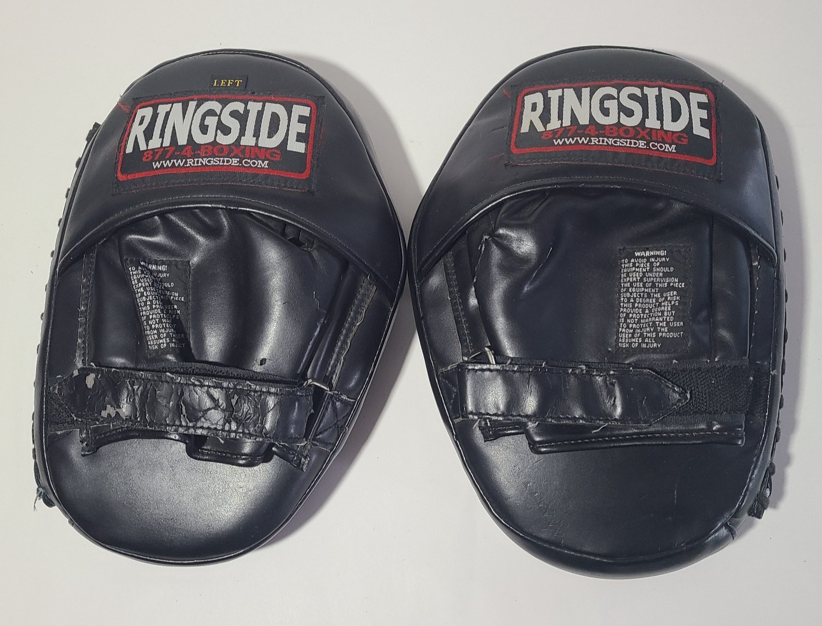 Ringside USA Punch Mitts Boxing/MMA Black
