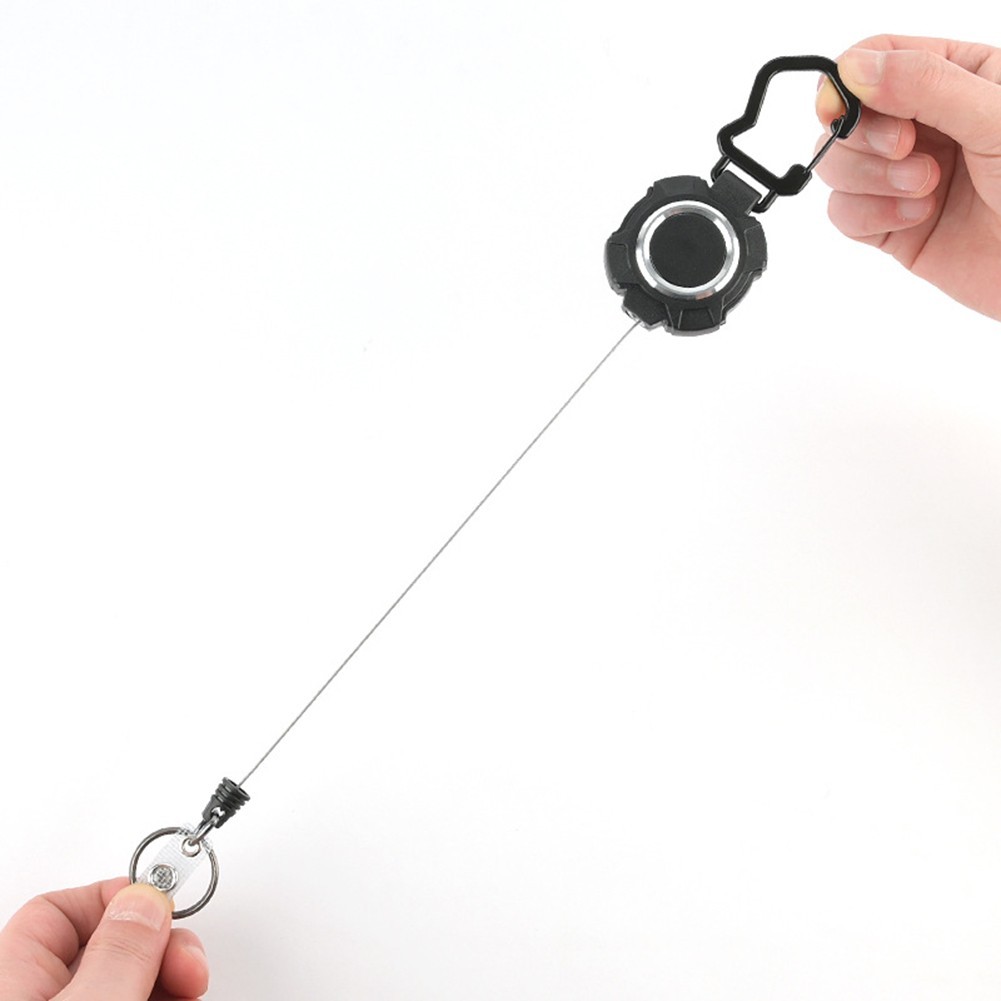 Functional Badge Reel and Keyholder with Secure Card Holding Functionality