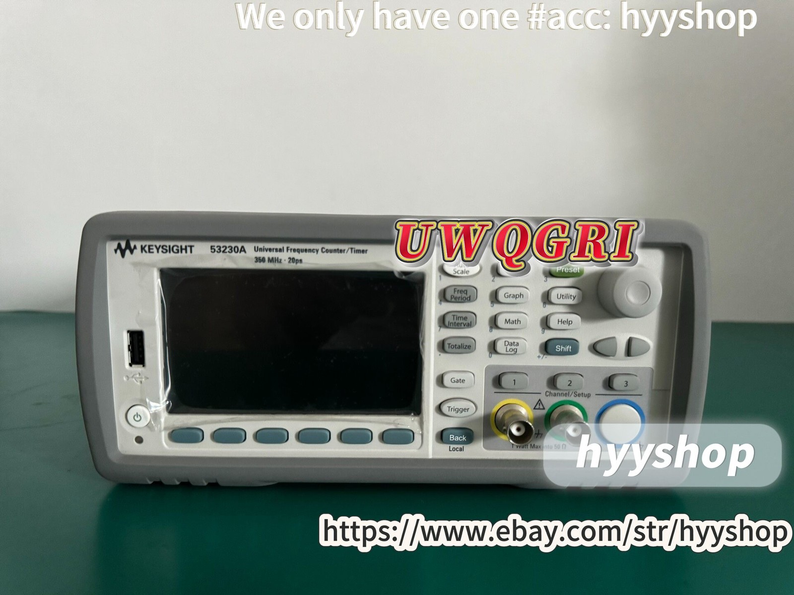1PCS Agilent 53230A 350M Frequency Meter