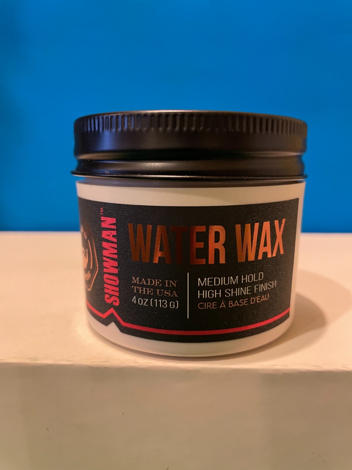 Gibs Grooming Showman Water Wax 4oz New & Authentic
