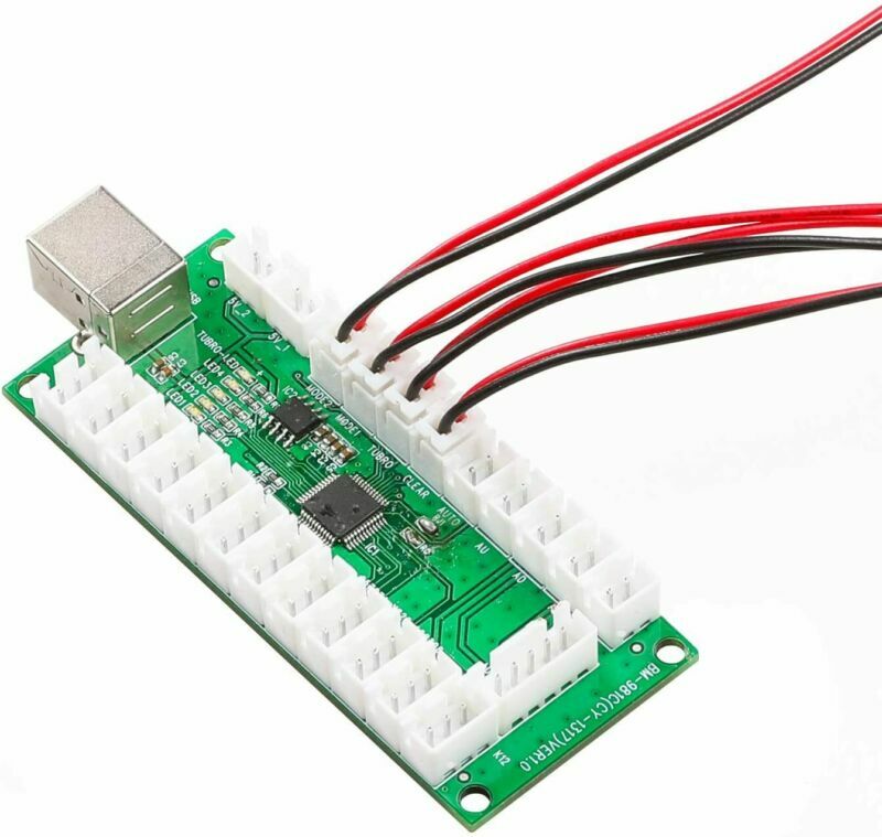 20pcs Plugs to .110 Zero Delay USB Encoder Jumper Wires Terminals JST XH2.54