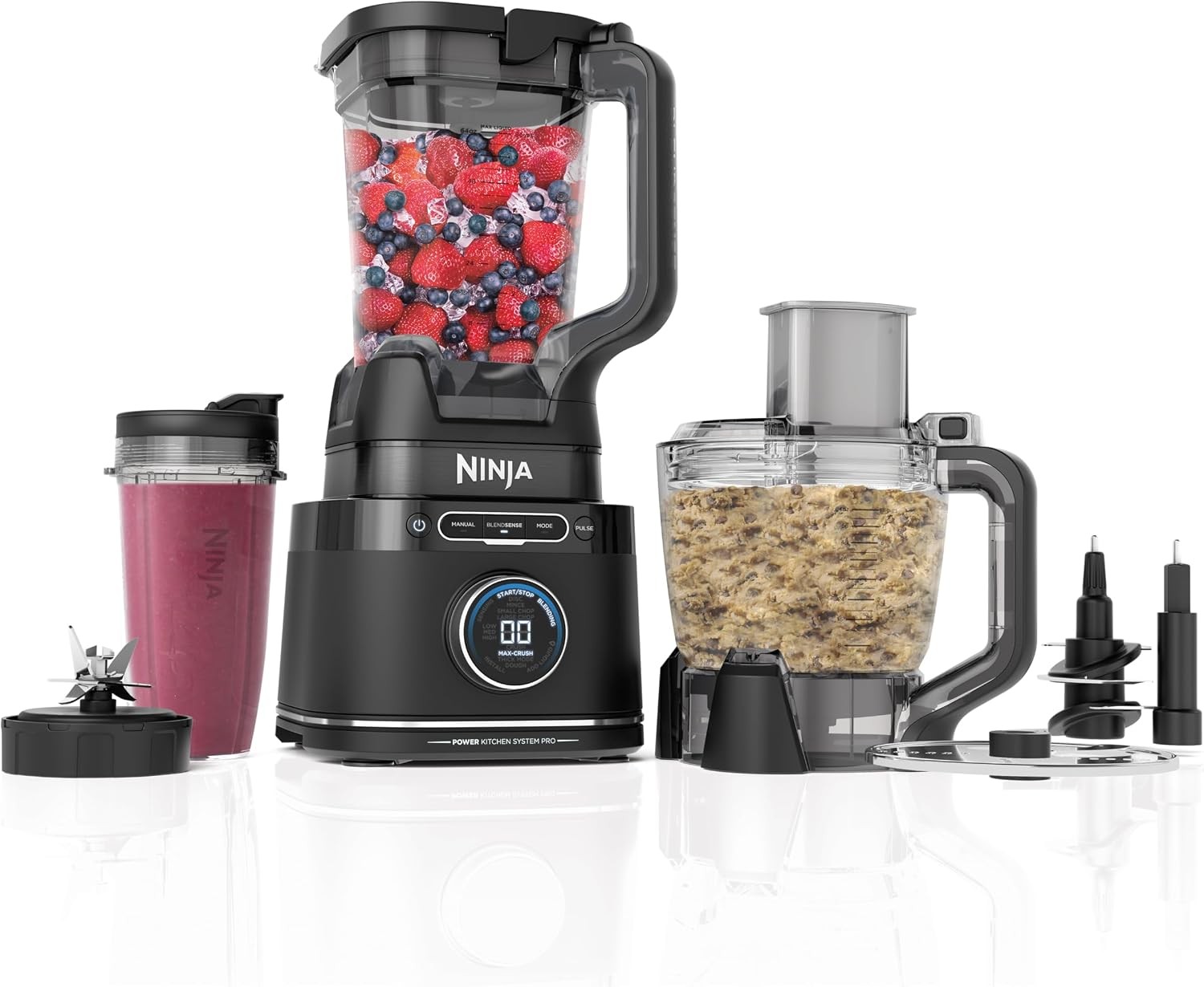 Ninja R-TB401 Detect Kitchen System Power Blender, Black - Certified Refurbished