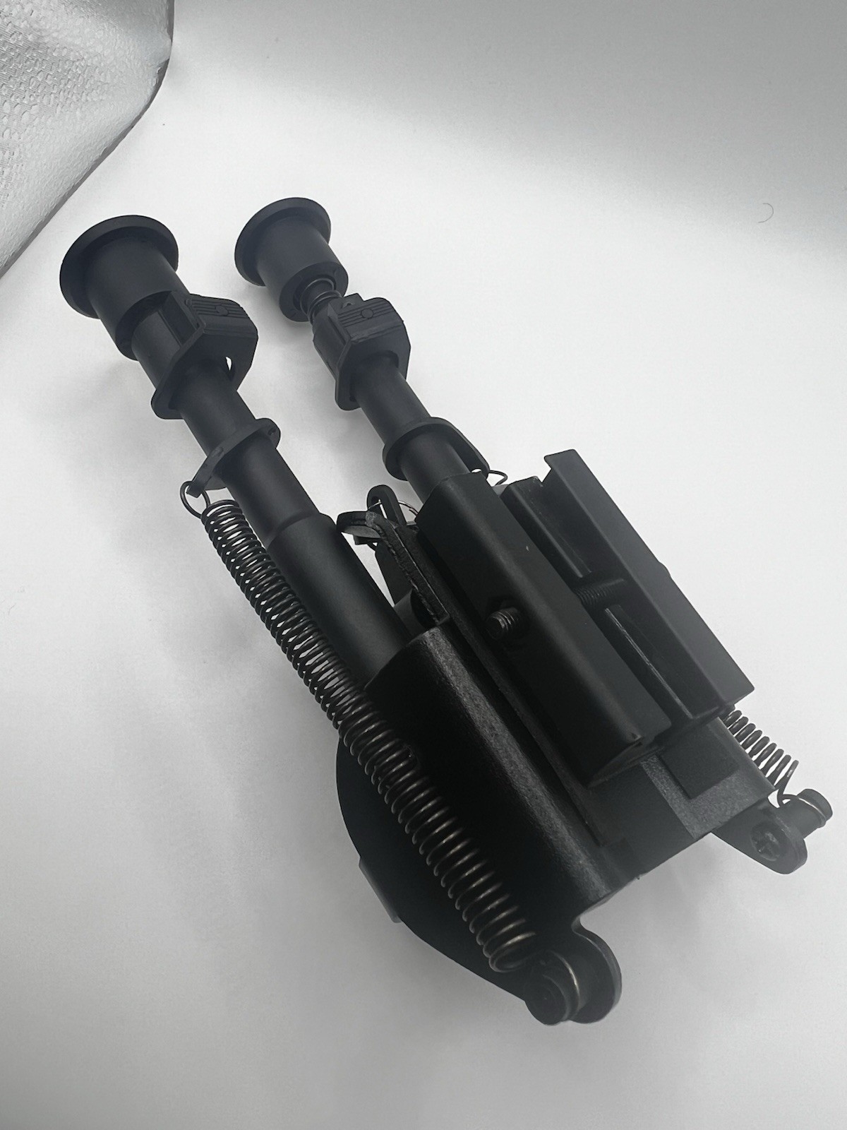 Rifle Bipod Spring Return Picatinny Rail Mount Adjustable Adapter Height
